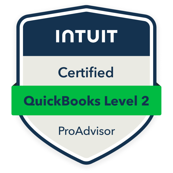 Certified QBO Level 2 Badge